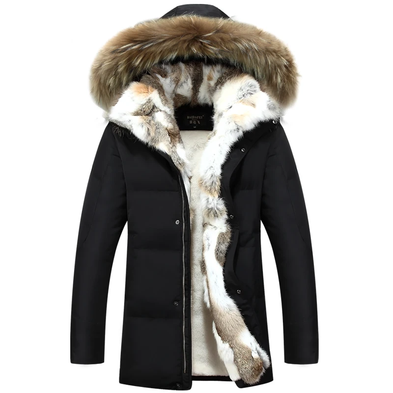 2018 Winter Men's Duck Down Jackets Coats Real Rabbit Fur Men Women Lovers Fashion Thick Warm Parka Mens jaqueta masculina S-5XL
2018 Winter Men's Duck Down Jackets Coats Real Rabbit Fur Men Women Lovers Fashion Thick Warm Parka Mens jaqueta masculina S-5XL