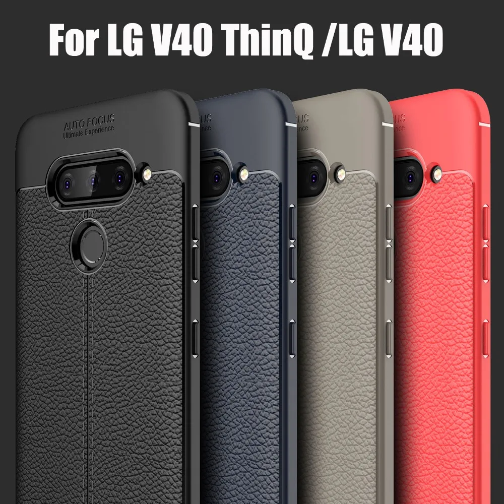 Чехлы для телефона LG V40 ThinQ 2018 лучший роскошный прочный армированный чехол из