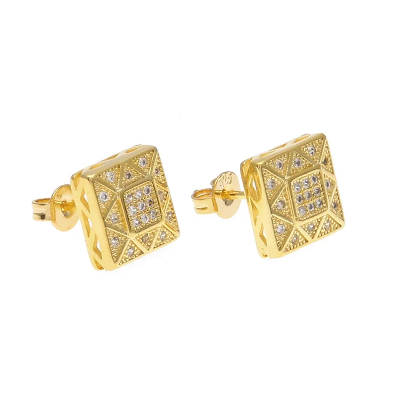 Stud Earrings Fashion Hip Hop Jewelry For Men Women New Arrival Square Micro Paved Zircon Mens Earring
Stud Earrings Fashion Hip Hop Jewelry For Men Women New Arrival Square Micro Paved Zircon Mens Earring