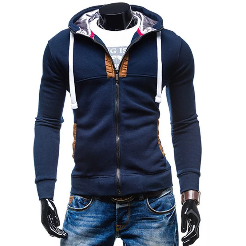 New Autumn Mens Fashion Slim Hooded Hoodies Pullover Sweatshirt Tops Male Casual Zipper Tracksuit Coat Outwear High Quality
New Autumn Mens Fashion Slim Hooded Hoodies Pullover Sweatshirt Tops Male Casual Zipper Tracksuit Coat Outwear High Quality