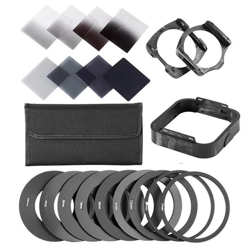 Zomei Camera Filtro Gradient Neutral Density Gradual ND Square Resin Filters Lens Adapter Rings Holder Cokin P Series For DSLR
Zomei Camera Filtro Gradient Neutral Density Gradual ND Square Resin Filters Lens Adapter Rings Holder Cokin P Series For DSLR