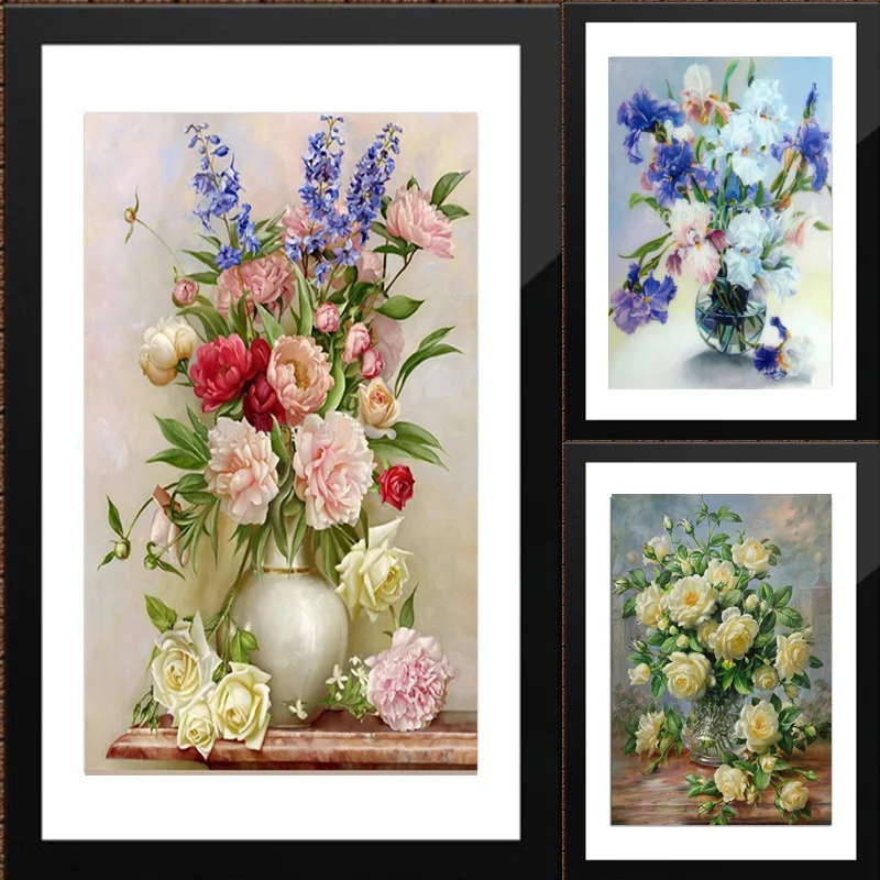 Flower arranging 5D DIY diamond Painting flowers Cross Stitch diamond embroidery mosaic diamonds wall stickers home decor vase
Flower arranging 5D DIY diamond Painting flowers Cross Stitch diamond embroidery mosaic diamonds wall stickers home decor vase