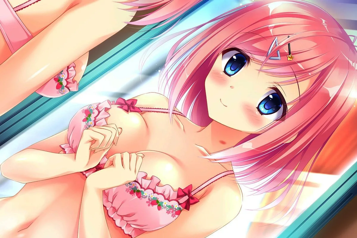 Аниме Сексуальная девушка kimishima ao kuonji hiyori PTS05 тканевый плакат печать (рамка