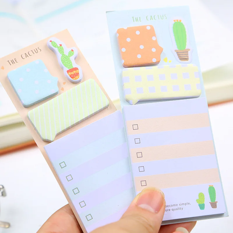NOVELTY Cactus Cute Stickers Planner Kawaii Sticky Notes Post Stationery Planner Stickers Memo Pad Cute Papeleria Notepad Stick
NOVELTY Cactus Cute Stickers Planner Kawaii Sticky Notes Post Stationery Planner Stickers Memo Pad Cute Papeleria Notepad Stick