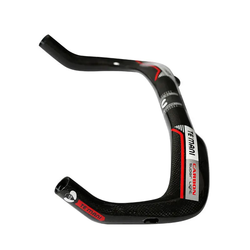 TEMANI Ultra Light 3K Carbon Fiber 31.8mm Cycling TT Handlebar Road Bike Bent Bar Racing Aero Type Handlebar 400/420/440mm
TEMANI Ultra Light 3K Carbon Fiber 31.8mm Cycling TT Handlebar Road Bike Bent Bar Racing Aero Type Handlebar 400/420/440mm