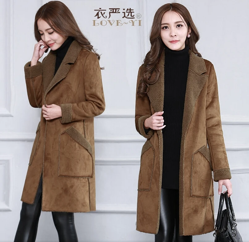 Lager Size Women Clothing Free Shipping Women's Suede Leather Pu Big Yards Thick Winter New Slim Long Coat Jacket / S-3xl
Lager Size Women Clothing Free Shipping Women's Suede Leather Pu Big Yards Thick Winter New Slim Long Coat Jacket / S-3xl