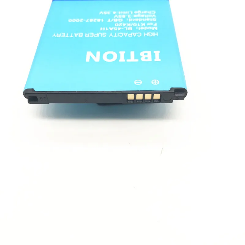 IBTION 3800mAh BL-45A1H BL45A1H батарея для LG K10 F670L F670K F670S F670 K420N LTE Q10 K420 | Мобильные телефоны и