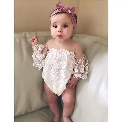 2019 Newborn Baby Girls Lace Off Shoulder Romper Bodysuit Jumpsuit Outfit Sunsuit Set
2019 Newborn Baby Girls Lace Off Shoulder Romper Bodysuit Jumpsuit Outfit Sunsuit Set