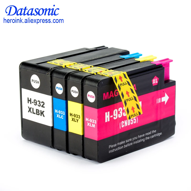DAT 4PK For H P 932 933 932XL 933XL Compatible Ink Cartridge For H P Officejet 6100 6600 6700 7110 7610 7612 7510 7512 Printer
DAT 4PK For H P 932 933 932XL 933XL Compatible Ink Cartridge For H P Officejet 6100 6600 6700 7110 7610 7612 7510 7512 Printer