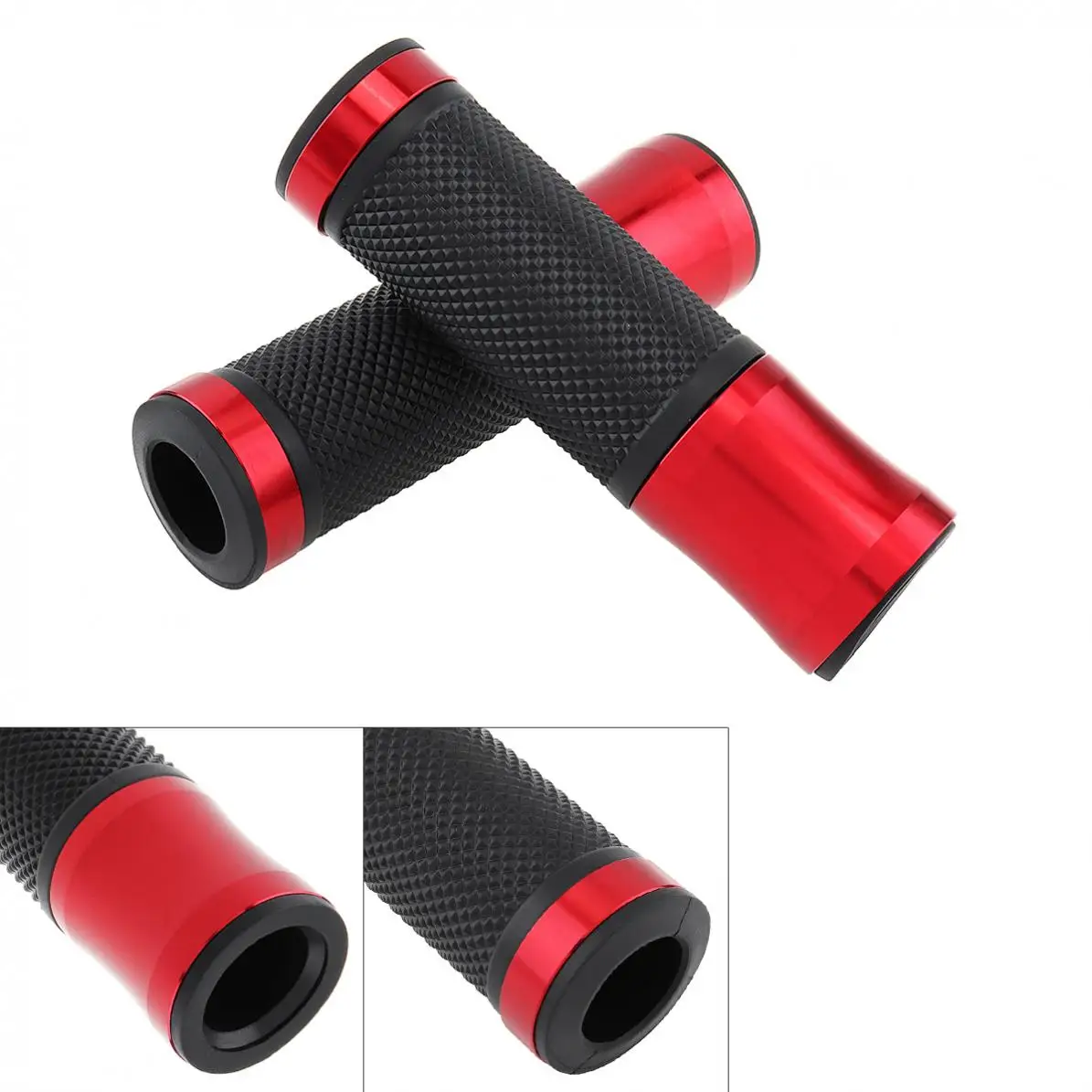 Univeral 2pcs 22mm Aluminum + Rubber Circular Motorcycle Motorbike Handlebar Cover for Handlebar Two Color Optional
Univeral 2pcs 22mm Aluminum + Rubber Circular Motorcycle Motorbike Handlebar Cover for Handlebar Two Color Optional