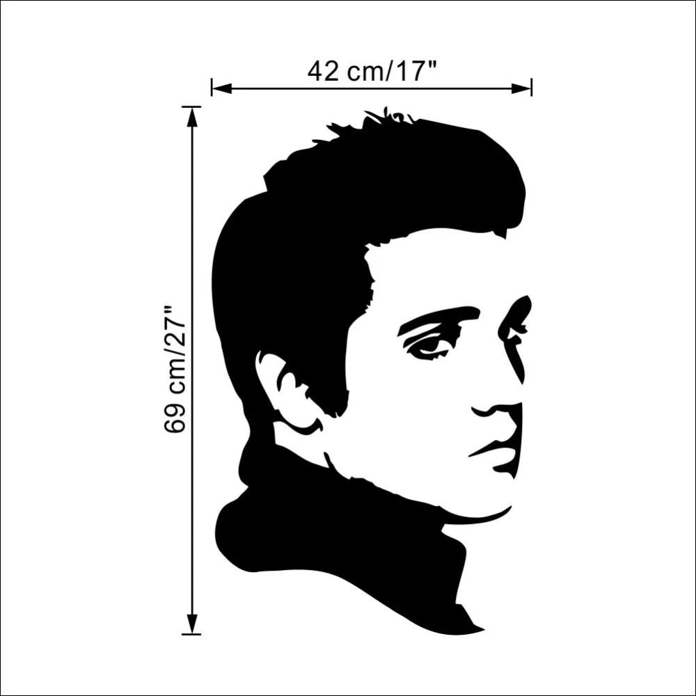 ELVIS PRESLEY Wall Decal Sticker Vinyl decals silhouette wall art mural free shipping VAElvis4N
ELVIS PRESLEY Wall Decal Sticker Vinyl decals silhouette wall art mural free shipping VAElvis4N