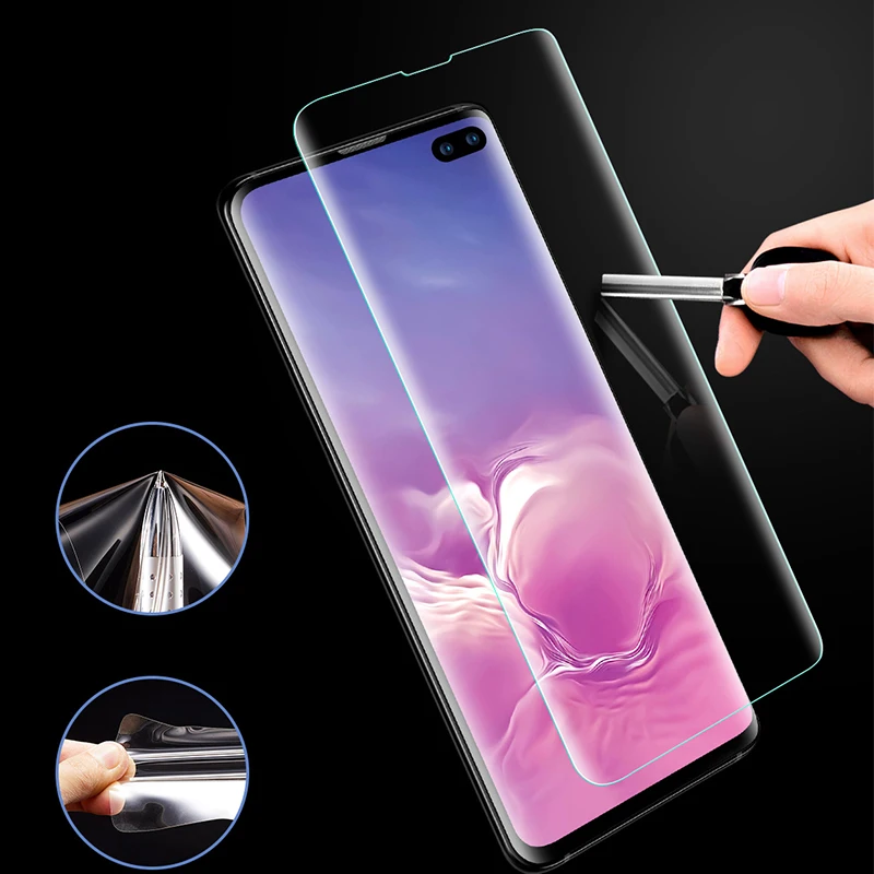 3D мягкая Гидрогелевая Передняя пленка для samsung galaxy S10 5G plus lite S9 S8 S6 S7 edge Plus защита