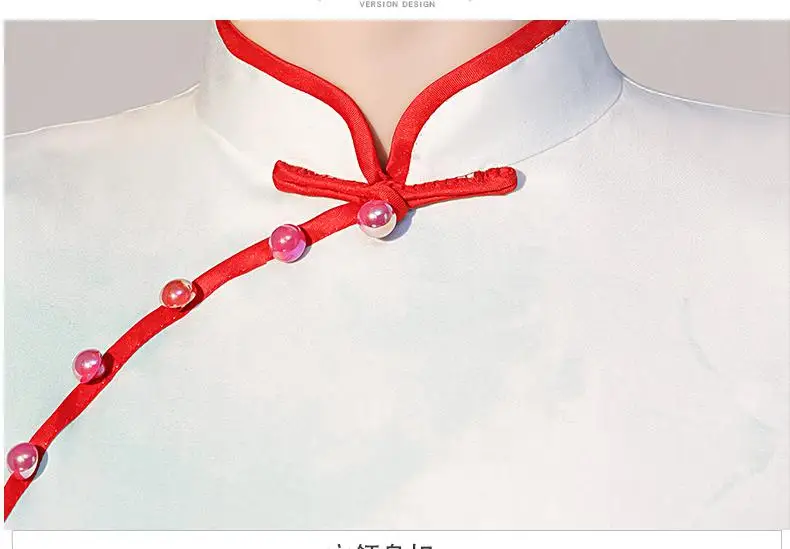 2019 Knee Length Cheongsam Traditional Chinese style Short Sleeve Dress Womens Summer Rayon Qipao Slim Party Dresses Vestido 
2019 Knee Length Cheongsam Traditional Chinese style Short Sleeve Dress Womens Summer Rayon Qipao Slim Party Dresses Vestido