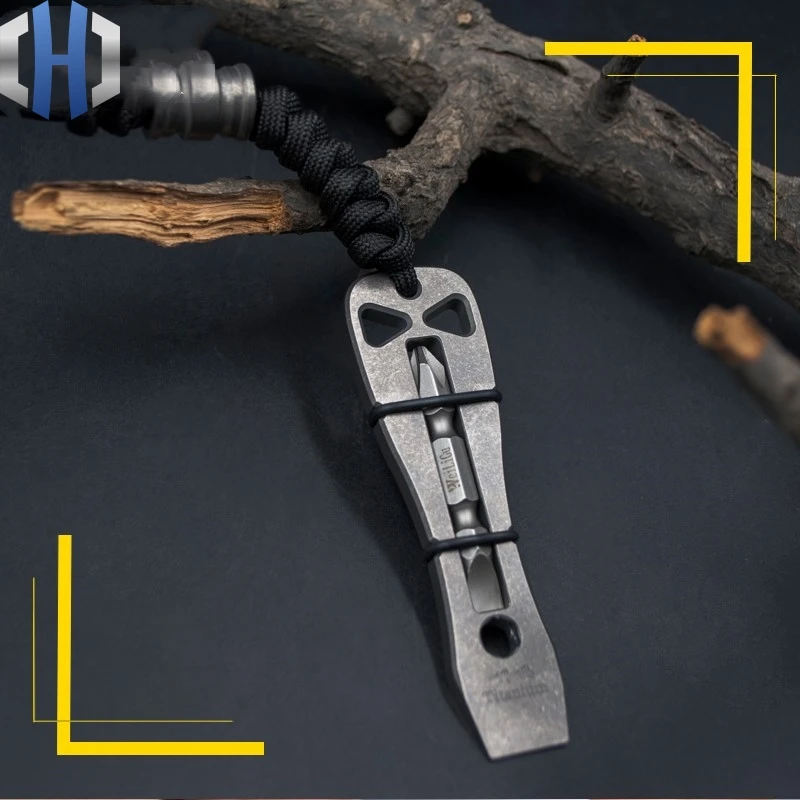 Titanium Alloy Crowbar TC21 Crowbar Outdoor EDC Multi-function Survival Tool Titanium Screwdriver Screwdriver
Titanium Alloy Crowbar TC21 Crowbar Outdoor EDC Multi-function Survival Tool Titanium Screwdriver Screwdriver