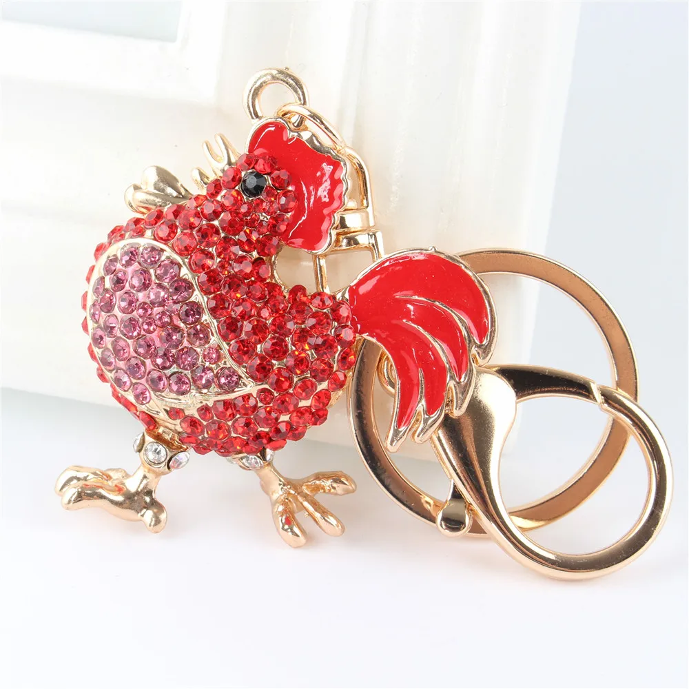 Red Cock Rooster Fashion Rhinestone Crystal Purse Bag car Key Ring chain Jewelry Gift Brutal-style New Arrive
Red Cock Rooster Fashion Rhinestone Crystal Purse Bag car Key Ring chain Jewelry Gift Brutal-style New Arrive