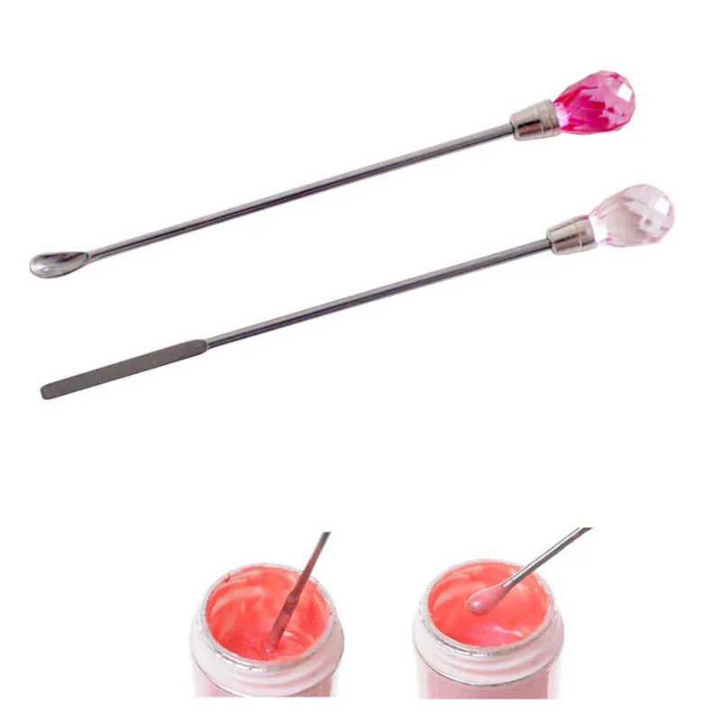 2PCS/LOT Nail Art Tools Stainless Steel Essential Spoon Manicure Stirring Rod Tool For uv Gel Nail Powder Manicure Care Tools
2PCS/LOT Nail Art Tools Stainless Steel Essential Spoon Manicure Stirring Rod Tool For uv Gel Nail Powder Manicure Care Tools