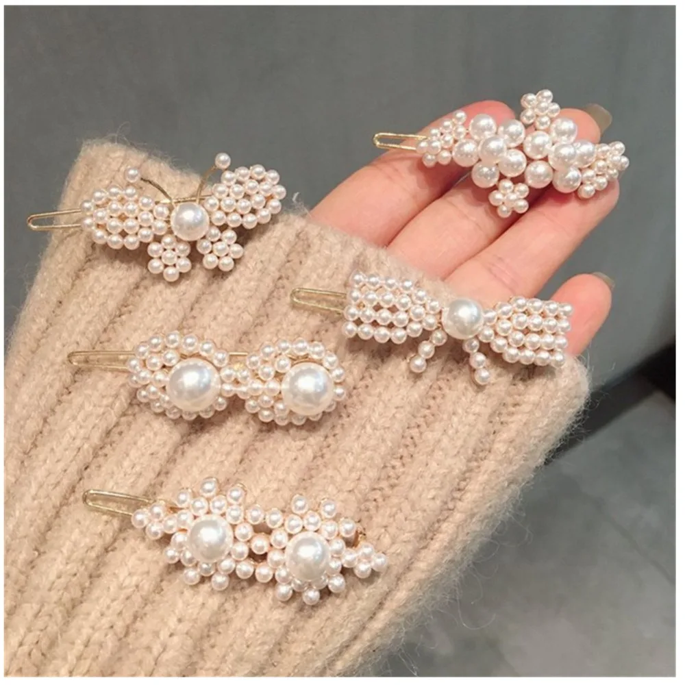 Lovef 5 Pieces Artificial Pearl Hair Pins Hair Barrettes Decorative Bridal Hair Clips Handmade Hair Accessories for Girls Women
Lovef 5 Pieces Artificial Pearl Hair Pins Hair Barrettes Decorative Bridal Hair Clips Handmade Hair Accessories for Girls Women