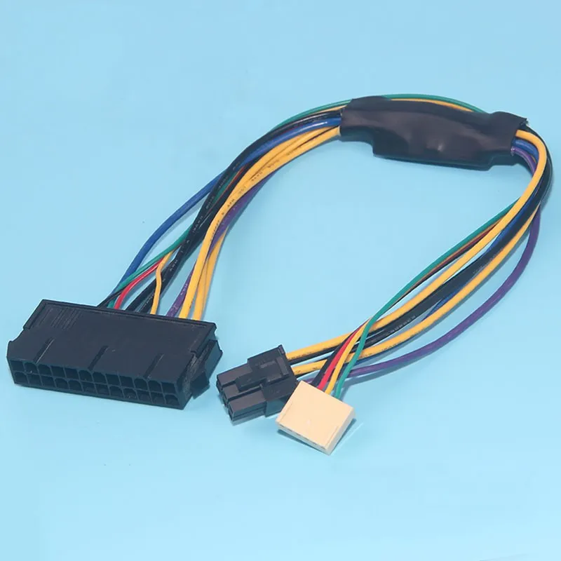 30 шт. ATX 24pin к материнской плате 2 порта 6pin адаптер питания кабель шнур для HP Z220 Z230 SFF