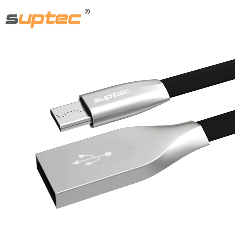 SUPTEC Micro USB кабель из цинкового сплава разъем для синхронизации данных быстрой