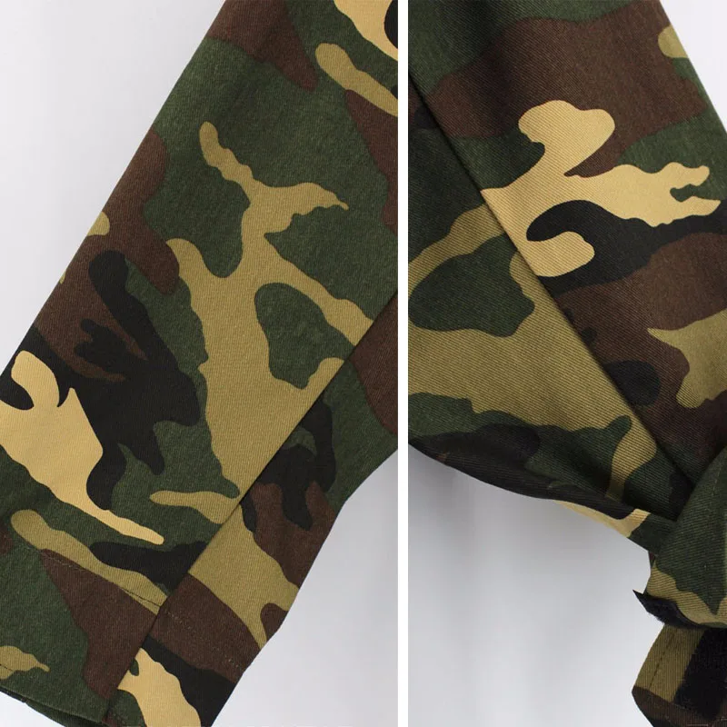 New Camo Jacket Women Plus Size Long Sleeve Denim Jacket Zipper Closure Women's Jacket Coat TA02801030329
New Camo Jacket Women Plus Size Long Sleeve Denim Jacket Zipper Closure Women's Jacket Coat TA02801030329