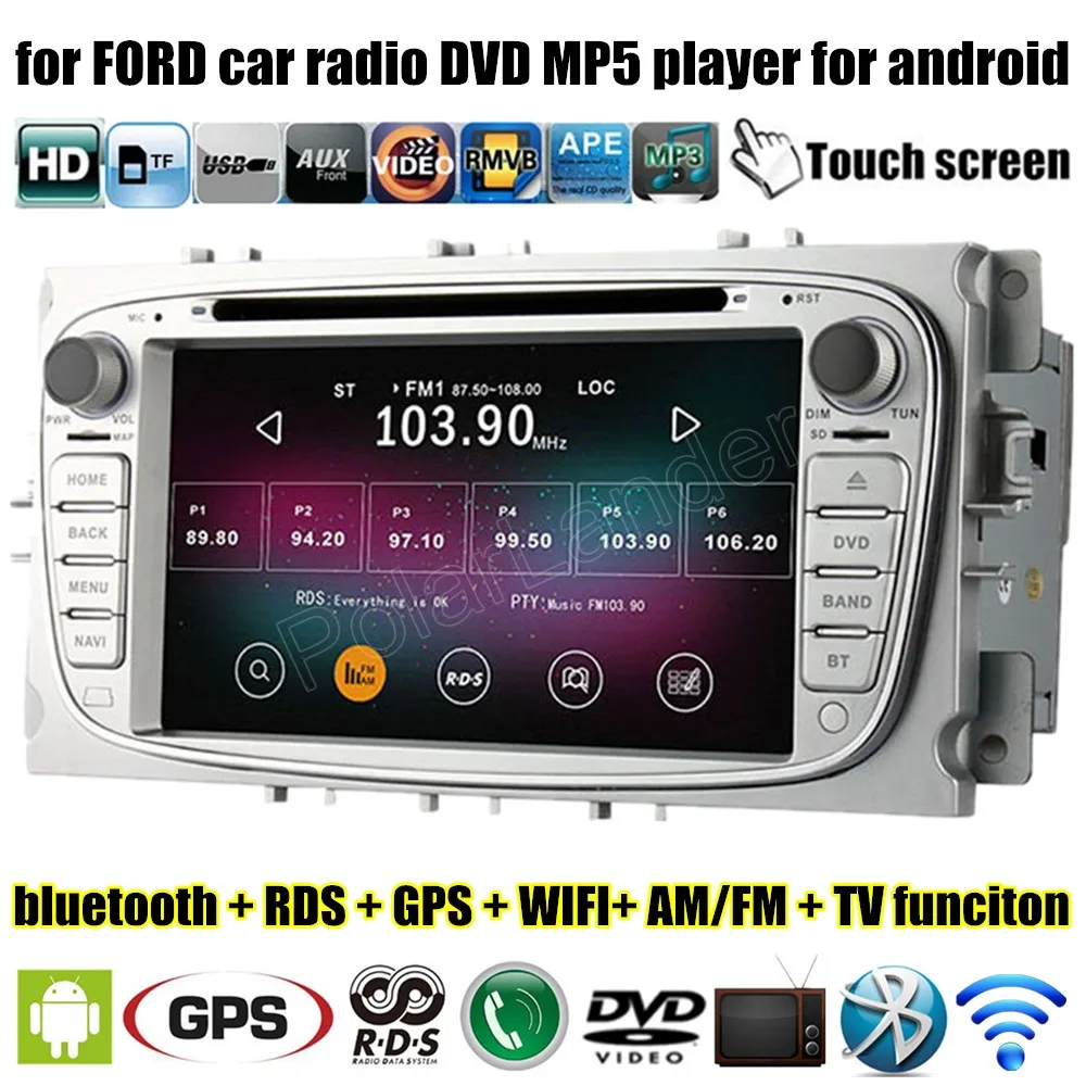 2 Din 7 Inch Car DVD Player for Android 4.4 4 For Ford Focus Mondeo S-max C-max 2007 2008 2009 2010 2011 Wifi GPS RDS Radio
2 Din 7 Inch Car DVD Player for Android 4.4 4 For Ford Focus Mondeo S-max C-max 2007 2008 2009 2010 2011 Wifi GPS RDS Radio