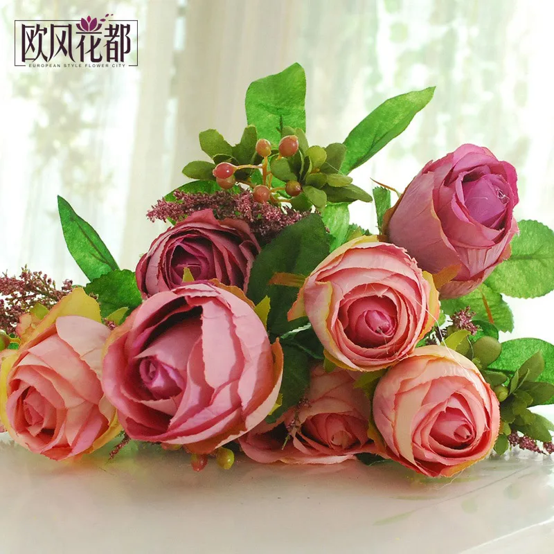 simulation single European Home Furnishing silk flowers floor living room decoration decoration table wedding flowers
simulation single European Home Furnishing silk flowers floor living room decoration decoration table wedding flowers