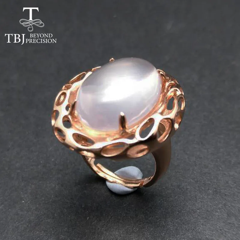 TBJ,New style Ring with big size oval cut 13*18 16ct up rose quartz ring in rose gold color for lady in party with gift box
TBJ,New style Ring with big size oval cut 13*18 16ct up rose quartz ring in rose gold color for lady in party with gift box