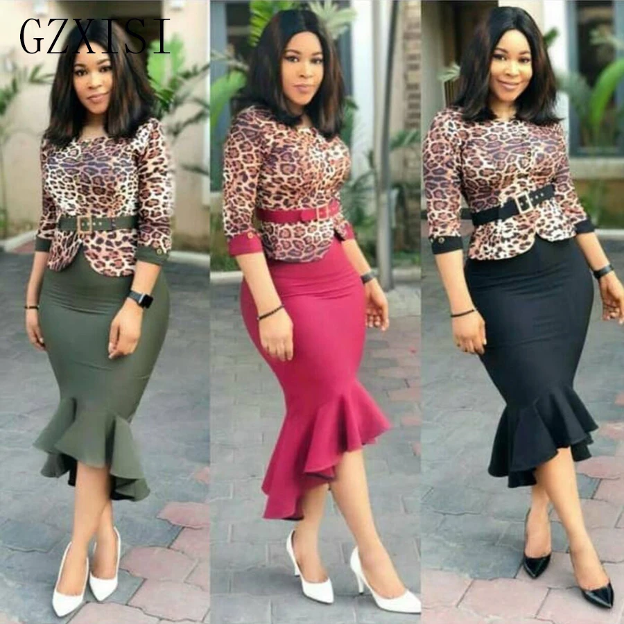 Gzxisi Autumn dress women sashes half office party dress leopard asymmetrical long dress ladies vestidos verano 2018
Gzxisi Autumn dress women sashes half office party dress leopard asymmetrical long dress ladies vestidos verano 2018
