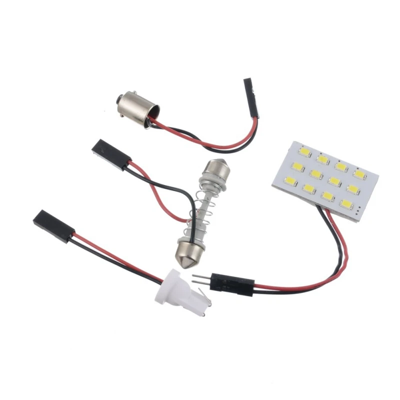 10 шт. высокой мощности t10 w5w cob Автомобильные светодиодные лампы 5w5 12v t 10: синий