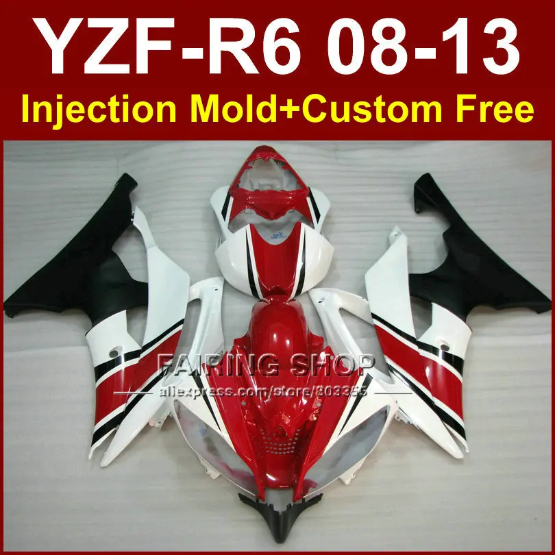 New Red white Motorcycle Injection mold fairing kit for YAMAHA 2008 2009 2011 2013 YZF-R6 ABS body parts YZFR6 08-13 YZF1000 R6
New Red white Motorcycle Injection mold fairing kit for YAMAHA 2008 2009 2011 2013 YZF-R6 ABS body parts YZFR6 08-13 YZF1000 R6