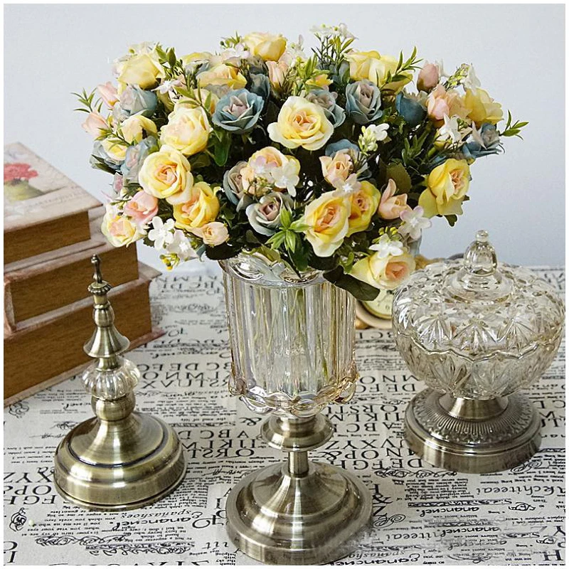 13 Heads Artificial Rose Flowers Silk Flowers Artificial For Home Decoration Decor Table Fake Flowers Wedding Bouquet
13 Heads Artificial Rose Flowers Silk Flowers Artificial For Home Decoration Decor Table Fake Flowers Wedding Bouquet