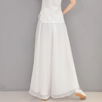 Makuluya New Arrivals Super Loose Women Trousers High Waist Elastic Wide Leg Breathable Chiffon Lady Casual Pants All-Match LW
Makuluya New Arrivals Super Loose Women Trousers High Waist Elastic Wide Leg Breathable Chiffon Lady Casual Pants All-Match LW