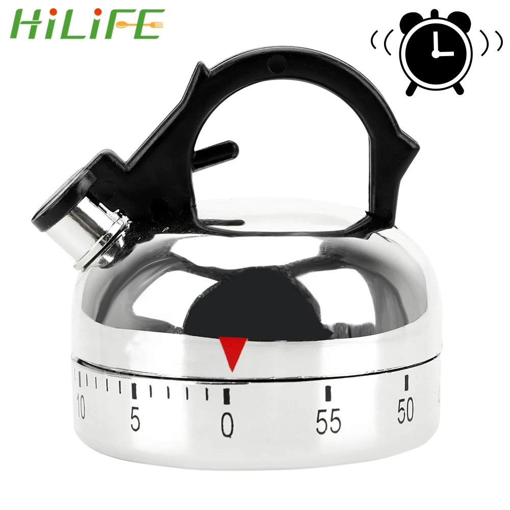 Механический таймер HILIFE, Пластиковая форма чайника с будильником на 60 минут для кухонный таймер, обратный отсчет приготовления пищи
Механический таймер HILIFE, Пластиковая форма чайника с будильником на 60 минут для кухонный таймер, обратный отсчет приготовления пищи