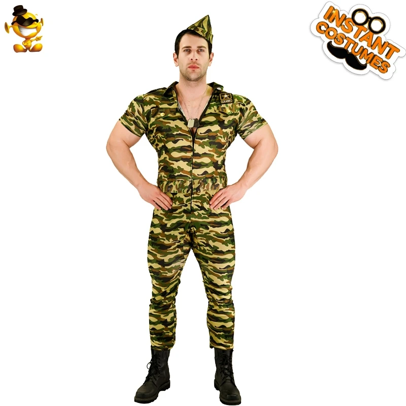 Purim Mens Soldier Costume Cosplay Fancy Dress Fashion Jumpsuits with Hat Halloween Adult Costumes Suits
Purim Mens Soldier Costume Cosplay Fancy Dress Fashion Jumpsuits with Hat Halloween Adult Costumes Suits