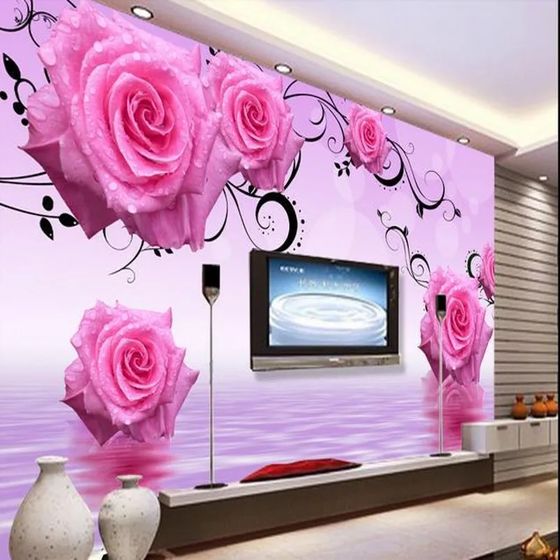beibehang Custom wallpaper 3d stereoscopic rose Europe TV backdrop wallpaper living room bedroom murals papel de parede
beibehang Custom wallpaper 3d stereoscopic rose Europe TV backdrop wallpaper living room bedroom murals papel de parede
