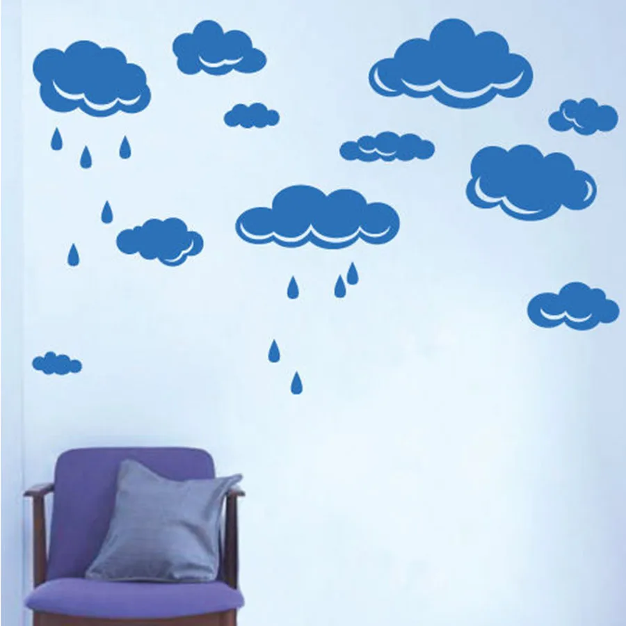 Rain Drops Clouds Vinyl Wall Sticker For Kids Room Wall Art Decor Children Nursery Wall Decal Stickers Large Set
Rain Drops Clouds Vinyl Wall Sticker For Kids Room Wall Art Decor Children Nursery Wall Decal Stickers Large Set