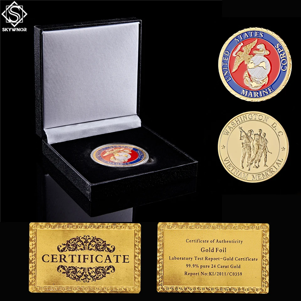 USA Vietnam Memorial In God We Trust Semper Fidelis Marine Corps Military Army Value Coin Holder Display 
USA Vietnam Memorial In God We Trust Semper Fidelis Marine Corps Military Army Value Coin Holder Display