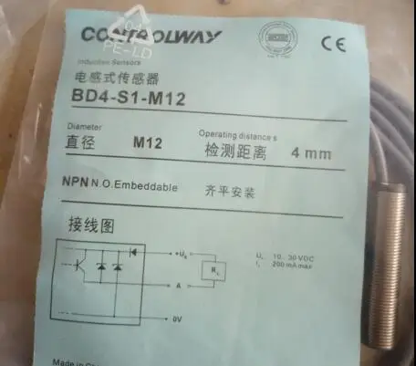 Inductive sensor BD4-S1-M12 BD4-S2-M12 BD4-S3-M12 BD4-S4-M12 BD4-S5-M12 BD4-S6-M12 BD4-S7-M12 BD4-S8-M12 Proximity switch sensor
Inductive sensor BD4-S1-M12 BD4-S2-M12 BD4-S3-M12 BD4-S4-M12 BD4-S5-M12 BD4-S6-M12 BD4-S7-M12 BD4-S8-M12 Proximity switch sensor