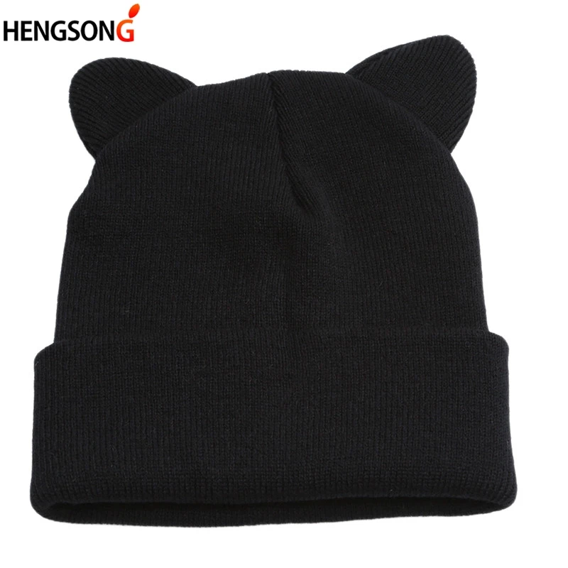 Lovely Warm Winter Casual Skullies Beanies Hat Hot Fashion Design Wool Cap Hat Gray White Cute Cat Ears Knitted Hat
Lovely Warm Winter Casual Skullies Beanies Hat Hot Fashion Design Wool Cap Hat Gray White Cute Cat Ears Knitted Hat