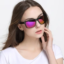 Dokly фиолетовые зеркальные женские солнцезащитные очки модные