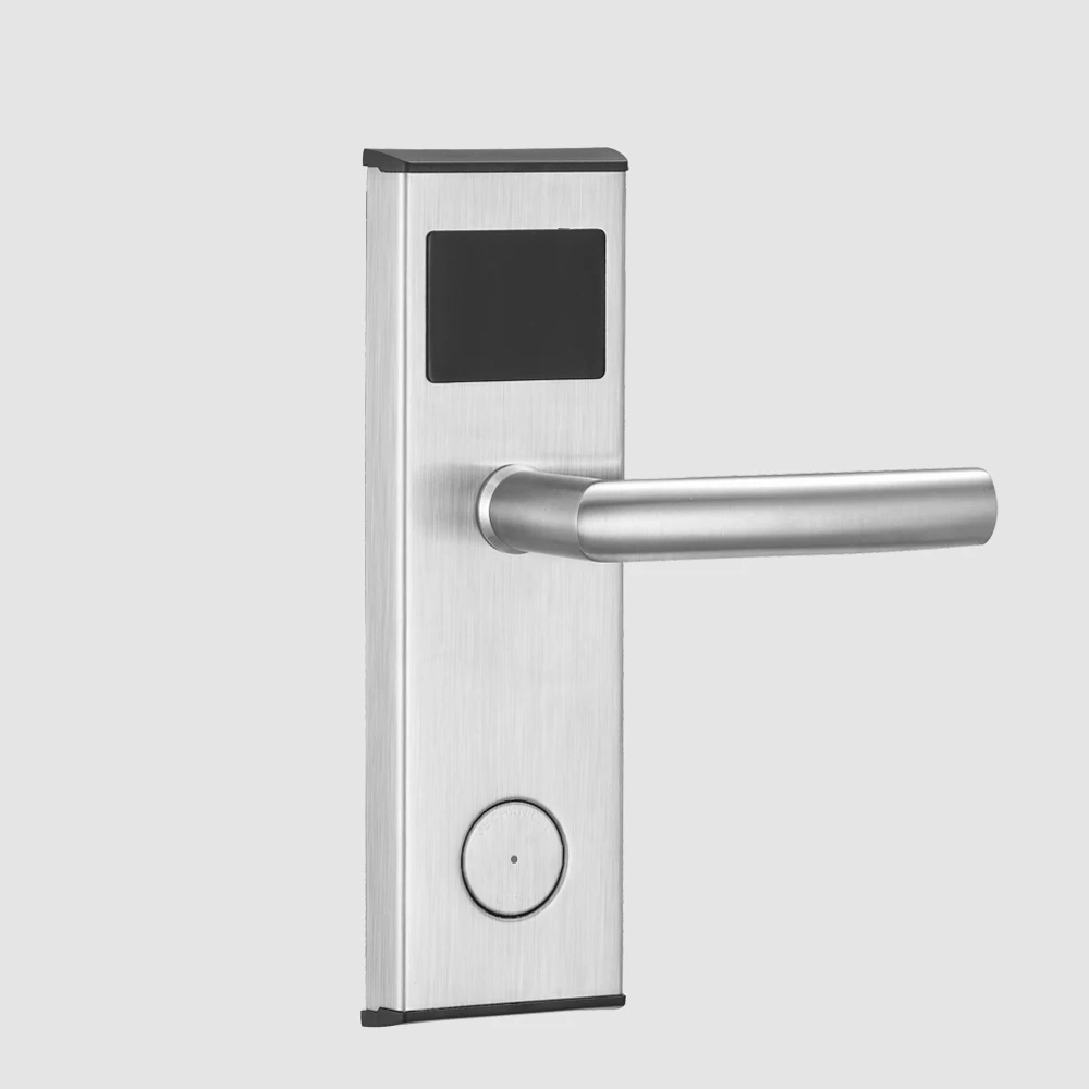 Digital RFID hotel key card lock door electronic keyless door lock entry system with free management software
Digital RFID hotel key card lock door electronic keyless door lock entry system with free management software