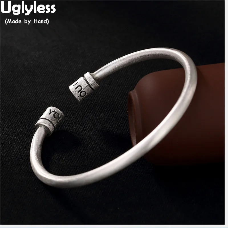Uglyless S 999 Fine Silver Jewelry Sweet Girls I Love U Opening Bangles Simple Fashion Handmade Thai Silver Bangle Gifts Bijoux
Uglyless S 999 Fine Silver Jewelry Sweet Girls I Love U Opening Bangles Simple Fashion Handmade Thai Silver Bangle Gifts Bijoux