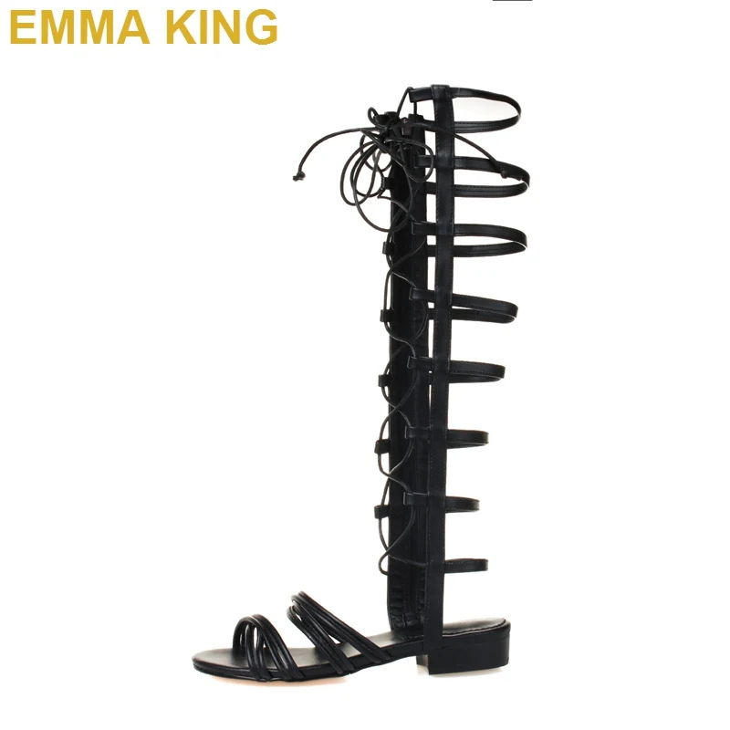 Sexy Cut out Knee High Gladiator Sandals Boots 2019 New Designer Flat Shoes Summer Sandals Rome Style Cross-tied Lace Up Sandals
Sexy Cut out Knee High Gladiator Sandals Boots 2019 New Designer Flat Shoes Summer Sandals Rome Style Cross-tied Lace Up Sandals