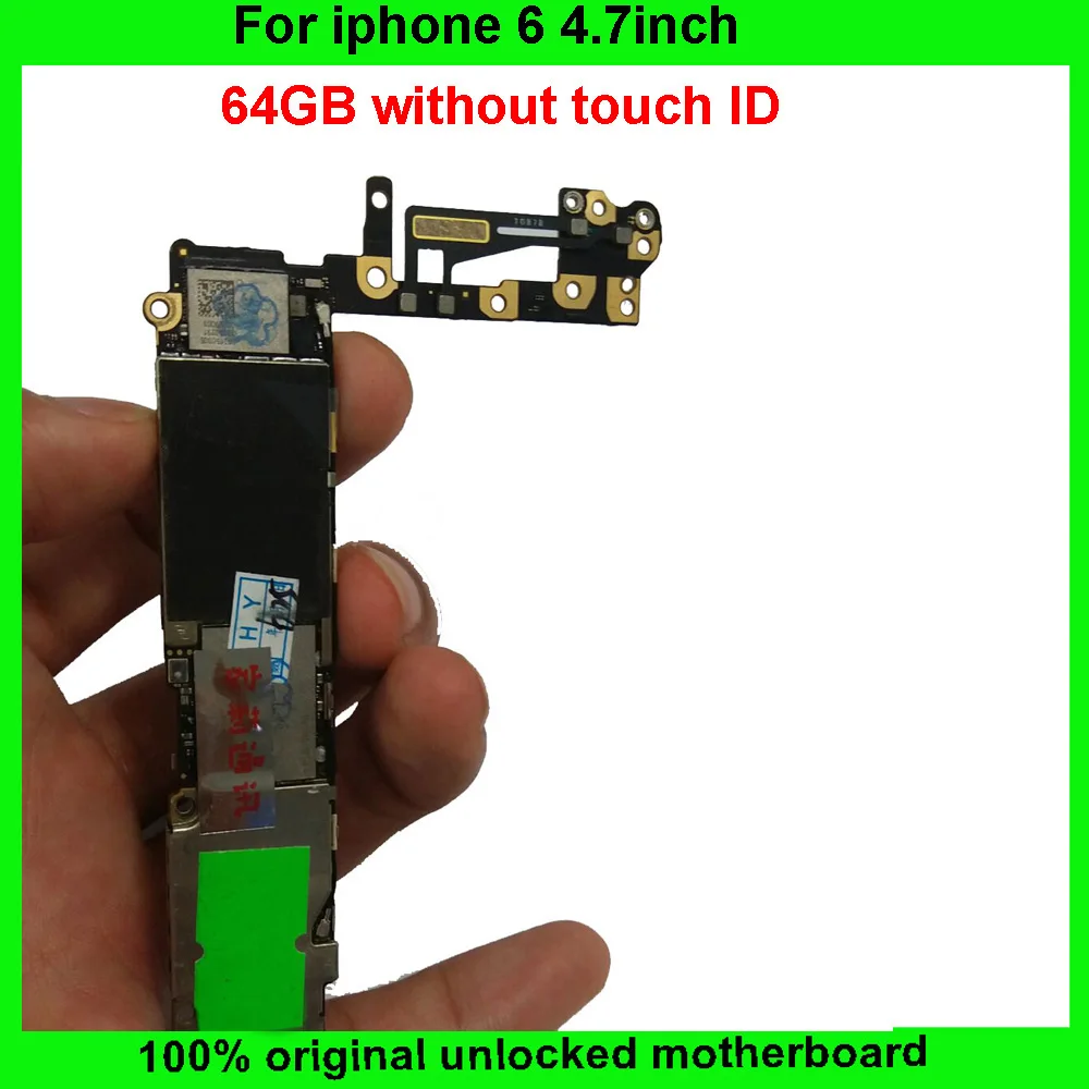 Original Full Function Motherboard Without Touch ID For iPhone 6 4.7inch Unlocked Logic Board 64GB 100% Good Working mainboard
Original Full Function Motherboard Without Touch ID For iPhone 6 4.7inch Unlocked Logic Board 64GB 100% Good Working mainboard