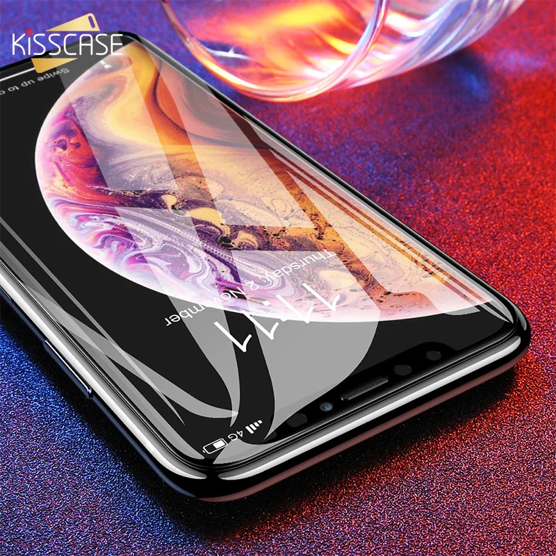 Защитное стекло KISSCASE закаленное с полным покрытием для Samsung A5 2017 2016 A8 A6 2018 J5