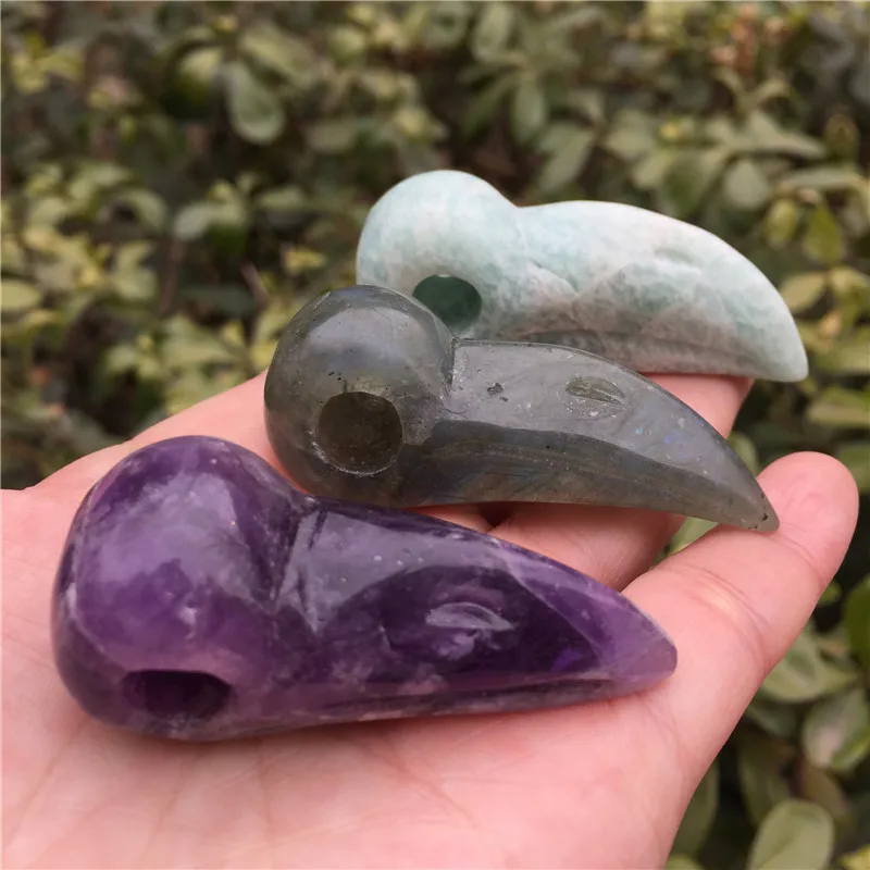 Natural Dream Amethyst Crystal Bird Head Skull Hand Carved And Polished Rare Gemstone Home Decoration Collection
Natural Dream Amethyst Crystal Bird Head Skull Hand Carved And Polished Rare Gemstone Home Decoration Collection