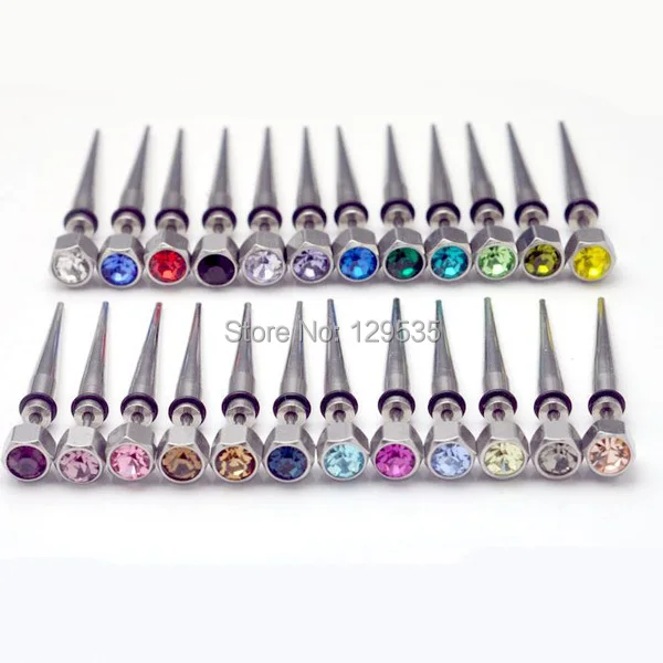 New Fashion 24pairs/lot 6mm Hexagon crystal titanium Cone Tip Punk Men screw stud earrings
New Fashion 24pairs/lot 6mm Hexagon crystal titanium Cone Tip Punk Men screw stud earrings