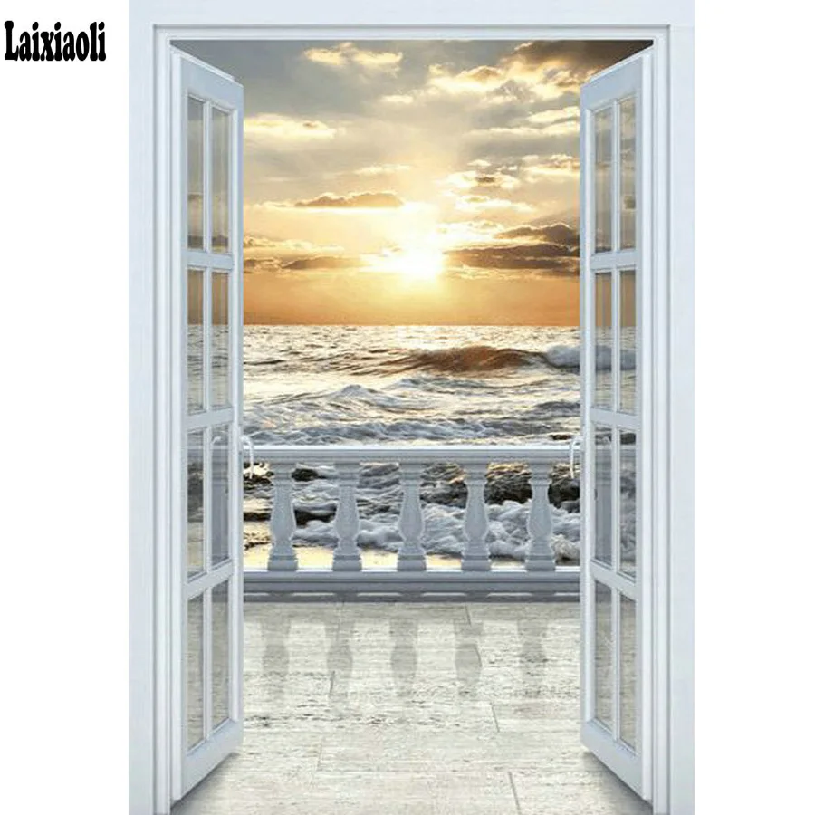 full square round drill diy 5d diamond painting door outside landscape cross stitch embroidery bead sunset beach home decoration
full square round drill diy 5d diamond painting door outside landscape cross stitch embroidery bead sunset beach home decoration