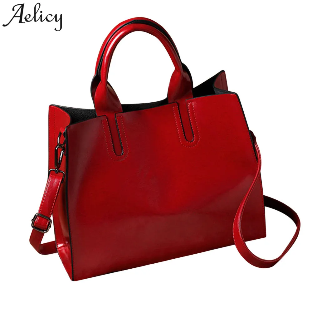Aelicy женская сумка на плечо модная кожаная сумка-мессенджер для девочек Прямая