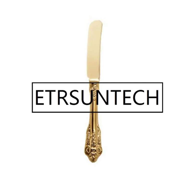 50pcs European Royal Elegant Style Stainless Steel Butter Knife Jam Spreader Cheese Scraper Kitchen Accessories
50pcs European Royal Elegant Style Stainless Steel Butter Knife Jam Spreader Cheese Scraper Kitchen Accessories
